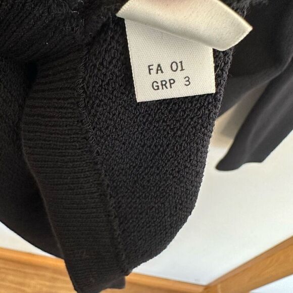 St. John Collection Women’s Black Mock Neck Santana Knit Midi Length Long Sleeve - Picture 12 of 12